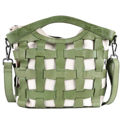 Prado Tote/Crossbody Bag in Grass