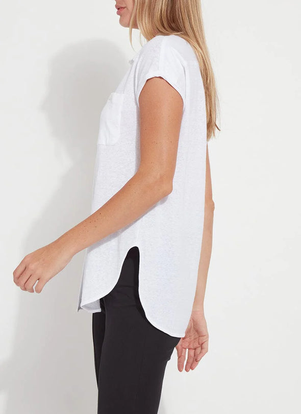 Lennox Linen Shirt in White