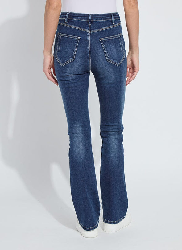 Estelle Flare Denim in Dark Midwash