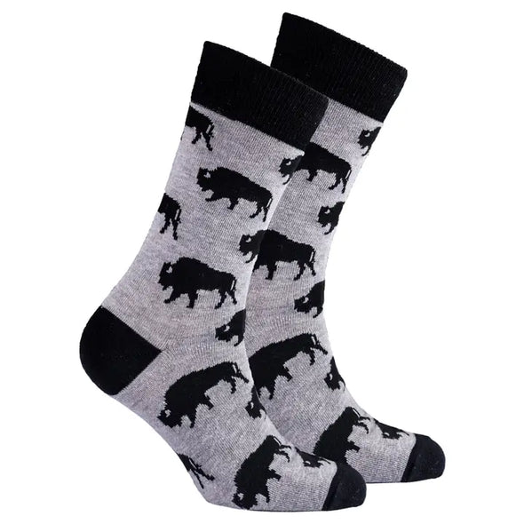 Men's Bison Crew Socks