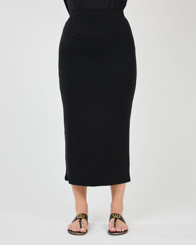 Edie Pencil Skirt in Black
