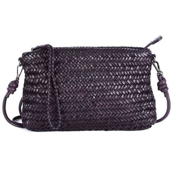 Hale Crossbody/Clutch Bag in Auburgine