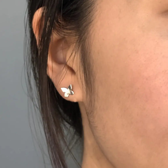 Sterling Silver Butterfly Earrings