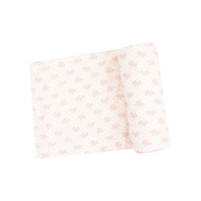 Mini Bows Swaddle Blanket