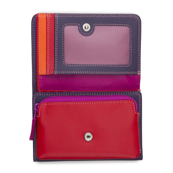 Trifold Purse Wallet in Sangria/Multi