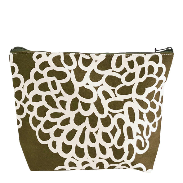Travel Pouch XL in Clouds Moss