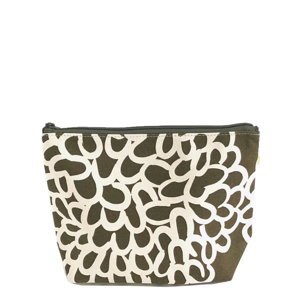 Travel Pouch L in Clouds Moss