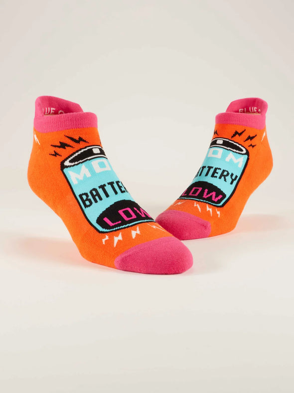 Mom Battery Low Sneaker Socks S/M