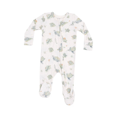 Sea Turtles 2-Way Zipper Footie