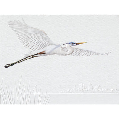 Blue Heron - Petite Blank Box Notes Set of 9