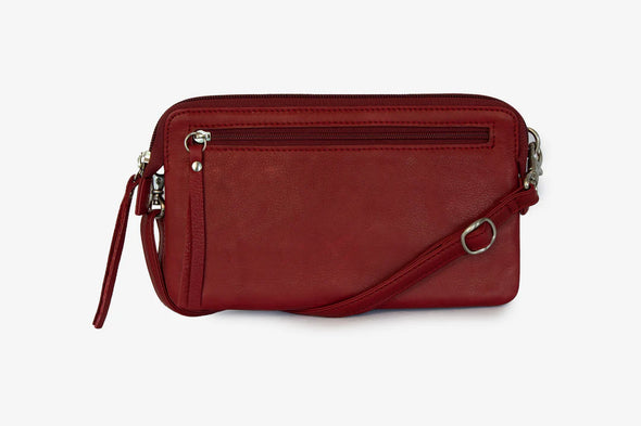 Margot Small Crossbody in Garnet