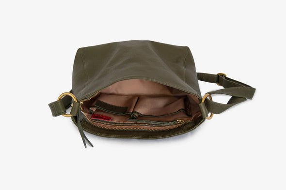 Talia Medium Crossbody in Brandy