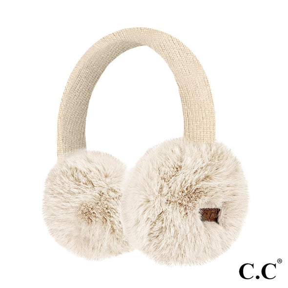 Earmuff Headband in Beige
