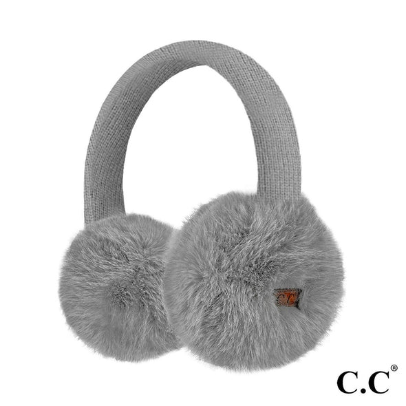 Earmuff Headband in Gray