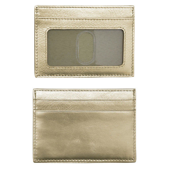 ID Card Case in Light Gold
