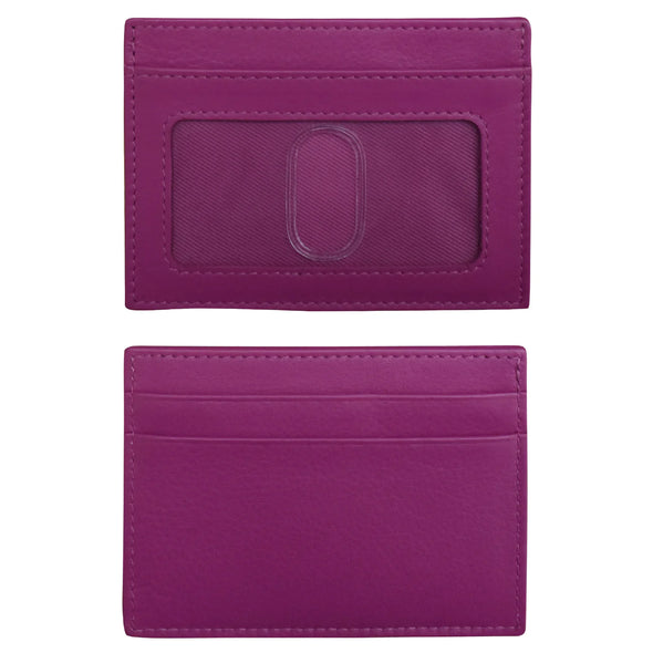 ID/CC Holder with RFID Blocking Lining in Orchid
