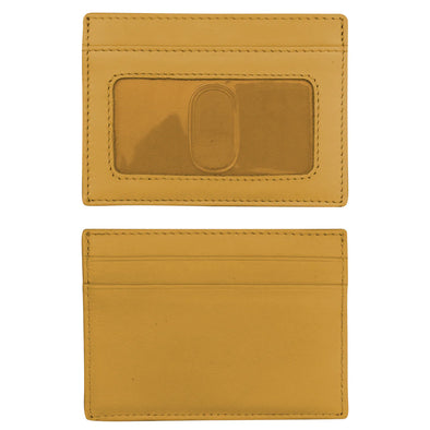 ID/CC Holder with RFID Blocking Lining in Yellow