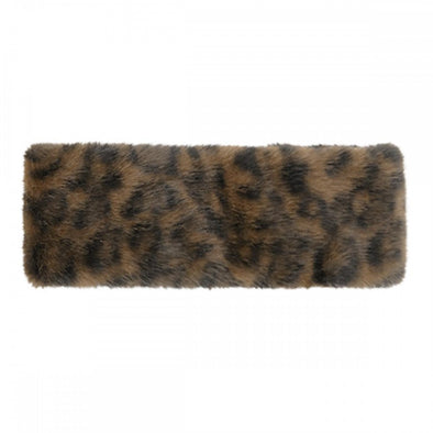 Winter Headband in Brown Leopard