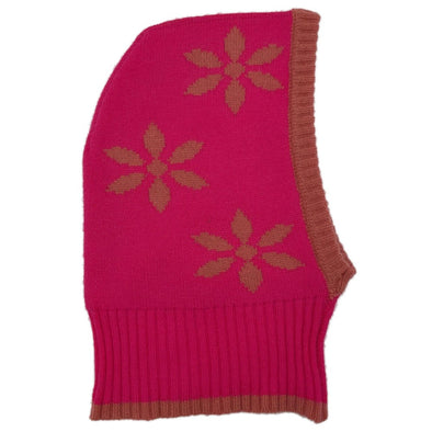 Balaclava in Floral Fuchsia