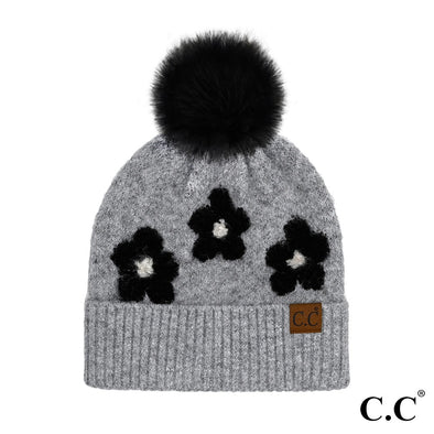 Daisy Beanie in Heather Grey
