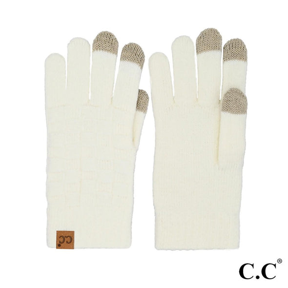 Touchscreen Gloves in Ivory