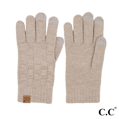 Touchscreen Gloves in Beige