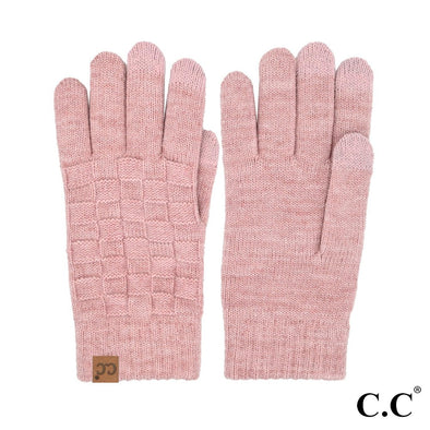 Touchscreen Gloves in Rose