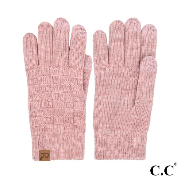 Touchscreen Gloves in Rose