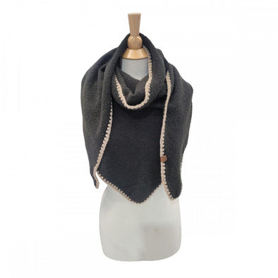 Triangle Scarf in Black