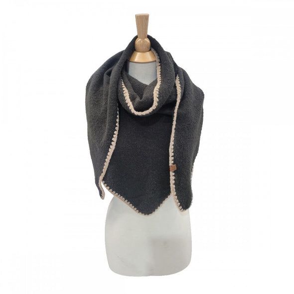 Triangle Scarf in Black