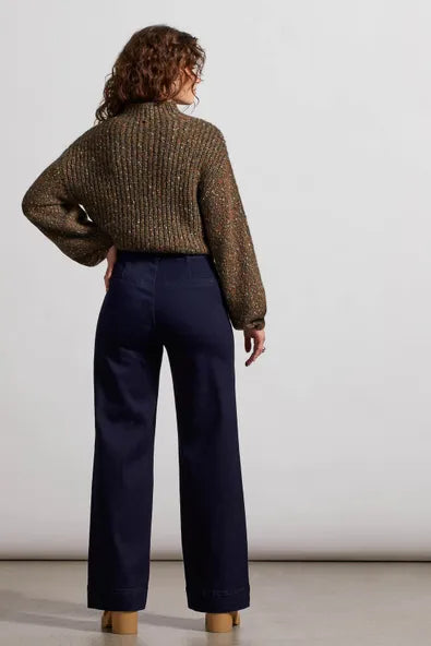 Brooke High Rise Wide Leg Pant in Pure Indigo