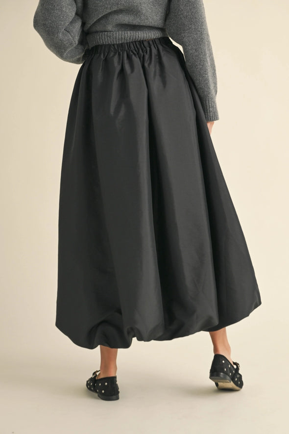 Black Balloon Skirt