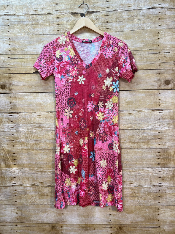 Pansy V-Neck Dress