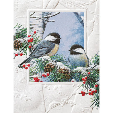 Chickadee Duo - Petite Box Christmas Set of 10