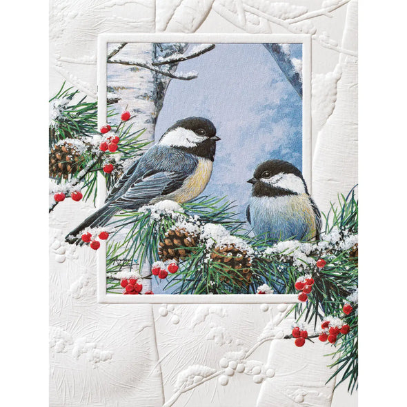 Chickadee Duo - Petite Box Christmas Set of 10