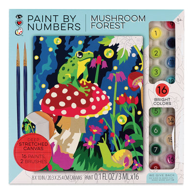 Frog and Mushroom - Paint By Number Kit