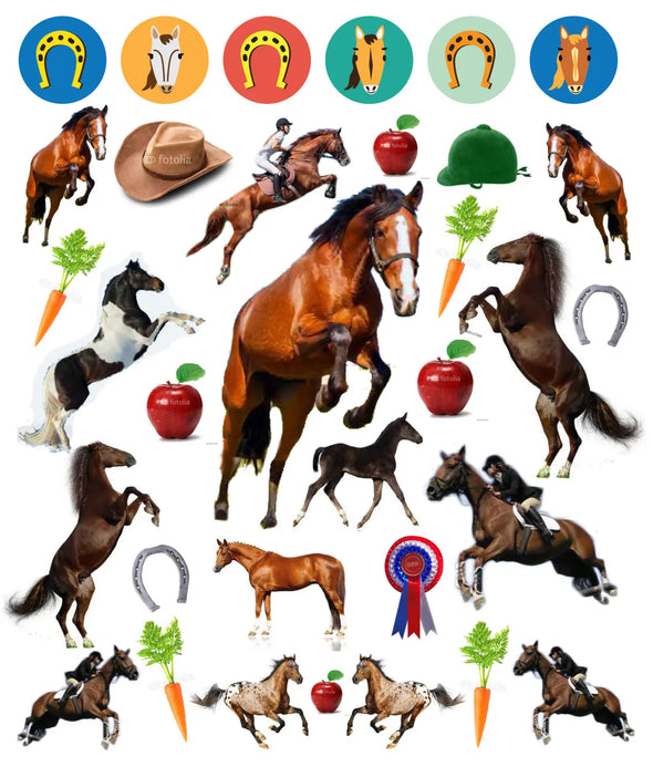 Horses Stickers