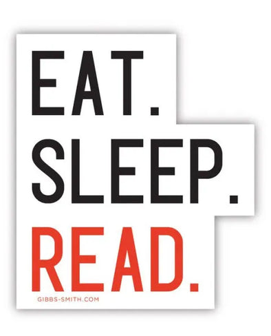 Eat. Sleep. Read. Sticker