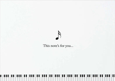 Music Note Cards Set of 14