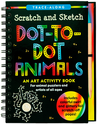 Dot-to-Dot Animals Scratch and Sketch