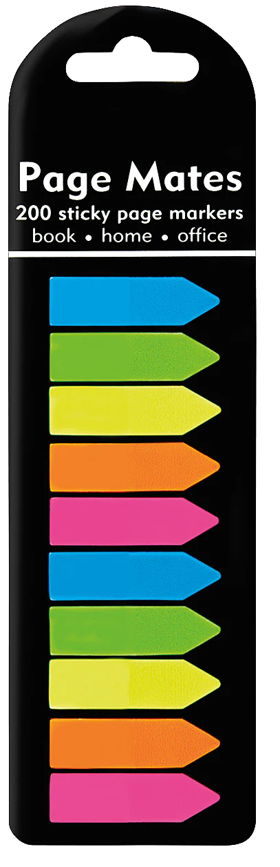 Neon Arrow Page Mates (Set of 200)