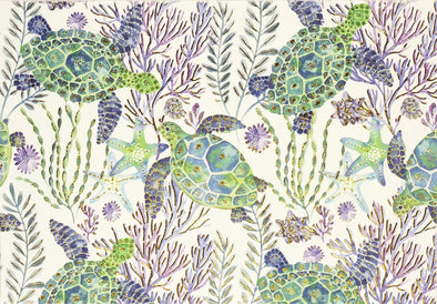 Sea Turtles Note Cards Set of 14