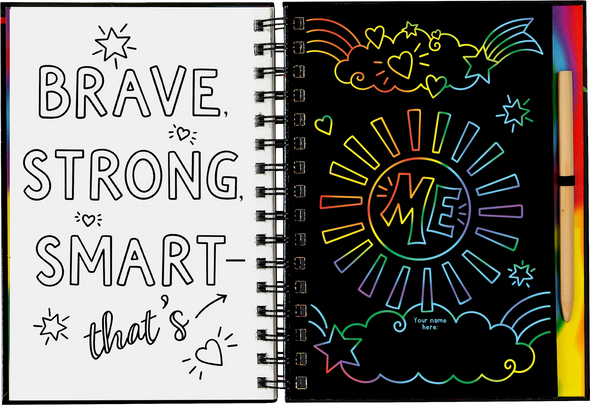Brave, Strong, Smart -- That's Me! Scratch and Sketch
