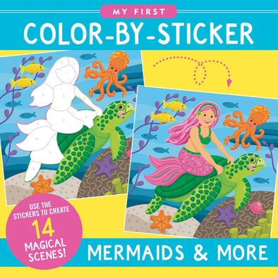 My First Color-by-Sticker -- Mermaids & More