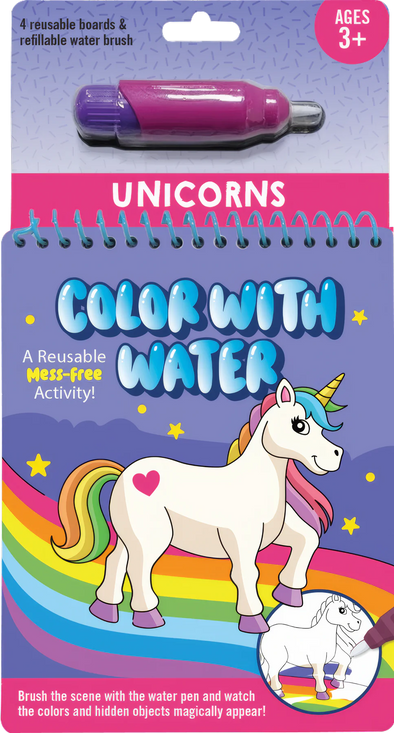 Color With Water - Unicorns