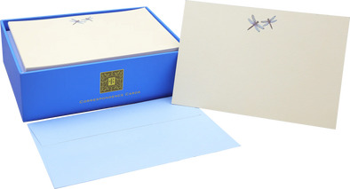 Blue Dragonfly Correspondence Cards Set of 25