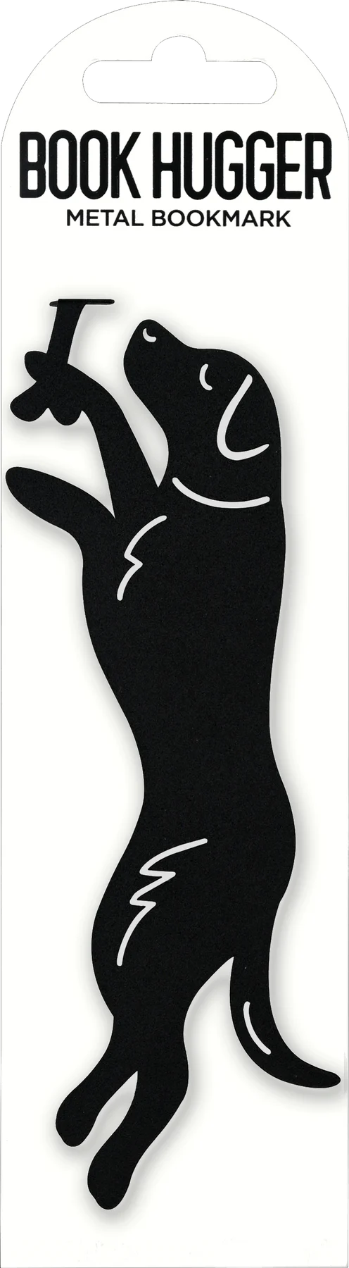 Black Lab Metal 'Hanging' Bookmark