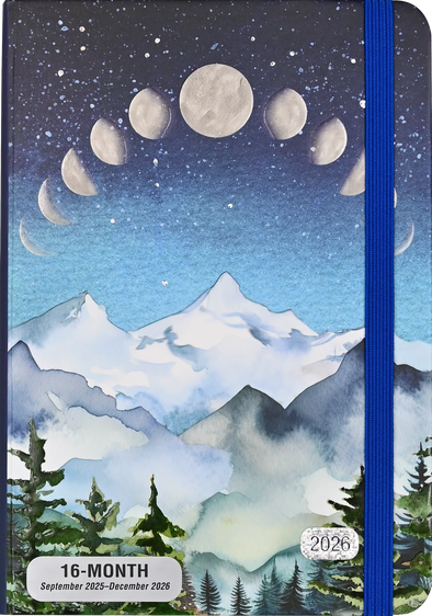 2026 Moonlit Mountains Planner