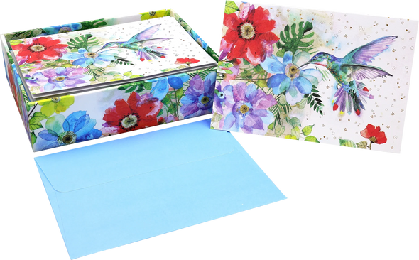 Hummingbird Boxed Notes Set of 14 – Jacque Michelle