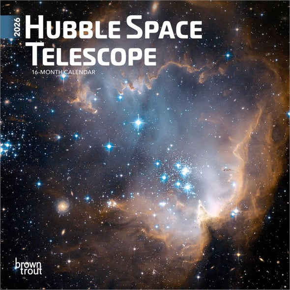 Hubble Space Telescope 2026 Monthly Mini Wall Calendar